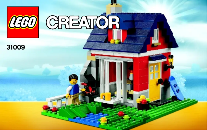 Página 1 del manual Instrucciones visuales Lego Creator 31009