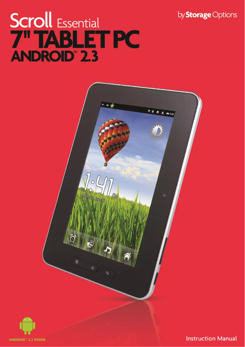 Image de la première page du manuel de l'appareil Scroll Essential