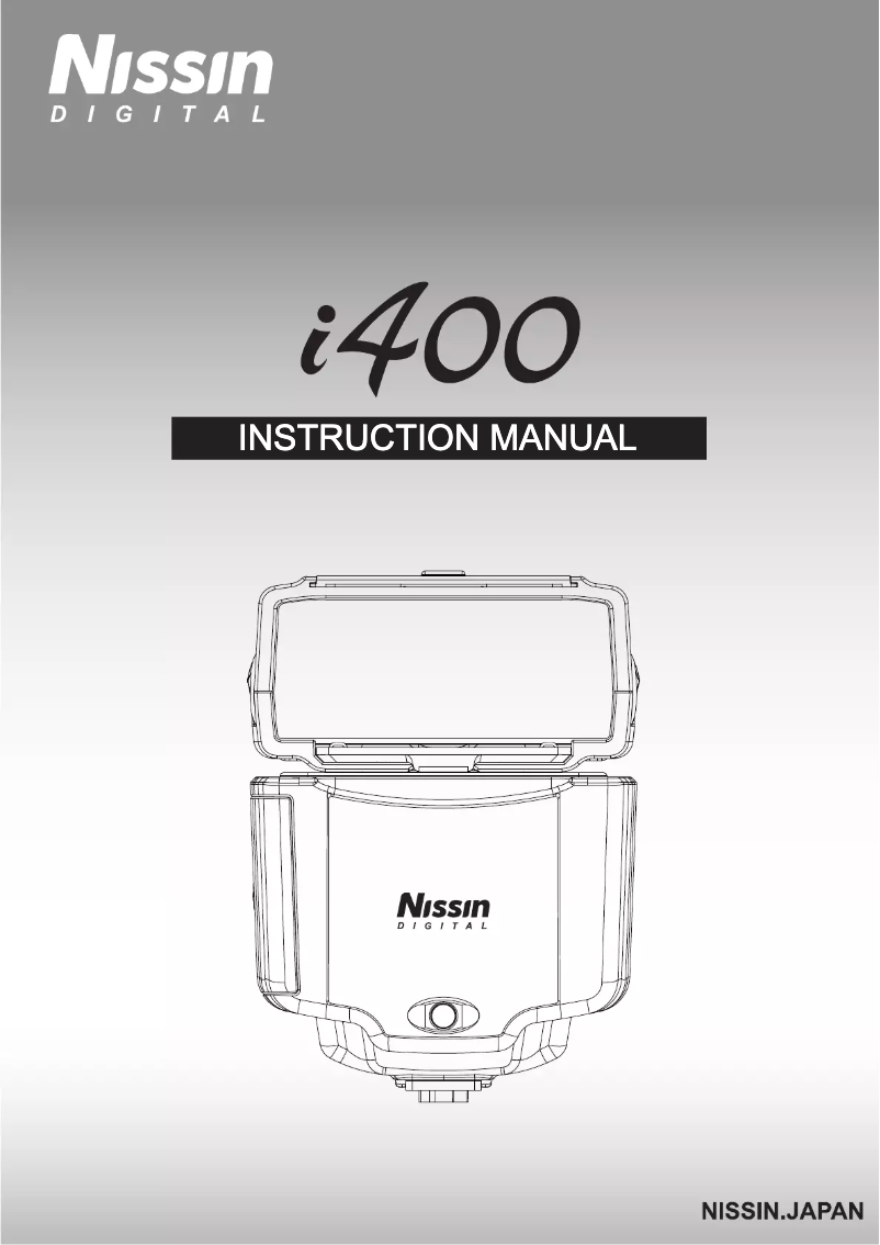 Page n°1 - Manuel utilisateur Nissin i400
