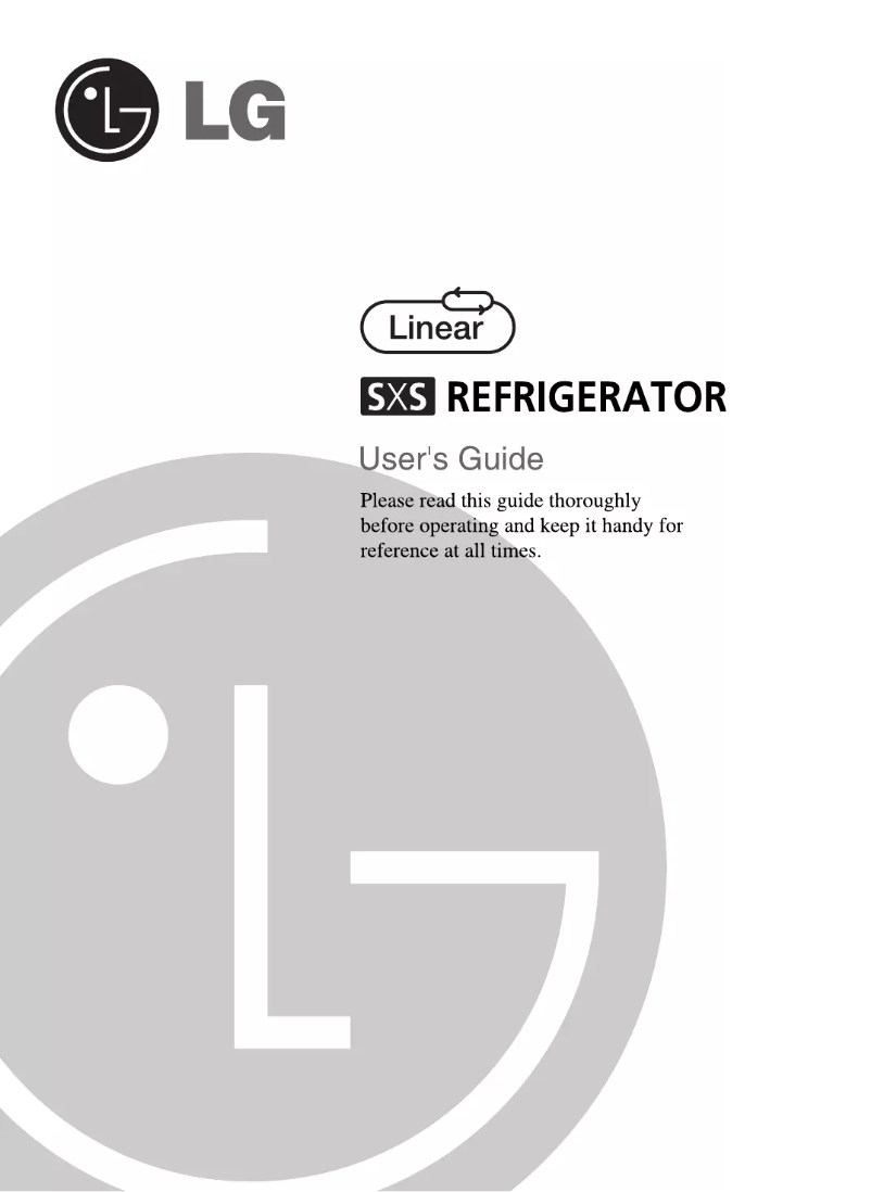 Página 1 del manual Manual de usuario LG GRP247JHMV