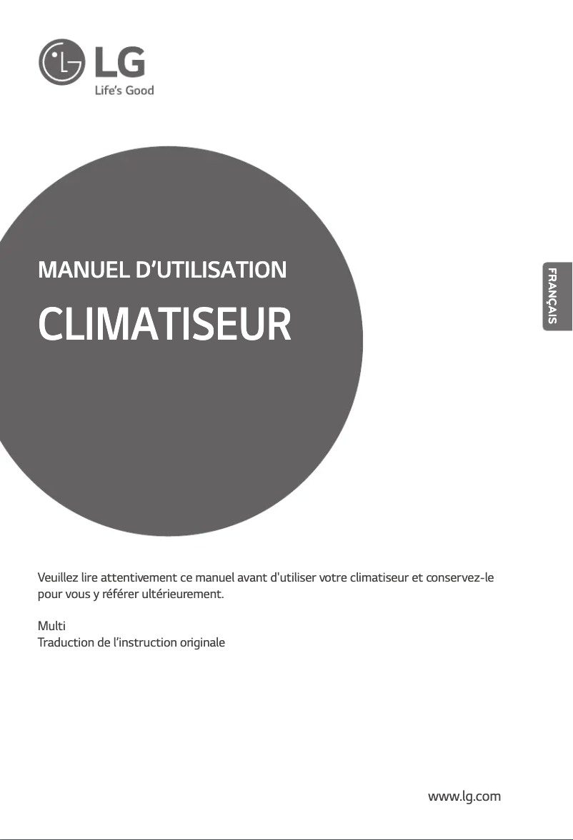 Image de la première page du manuel de l'appareil MA12AHV