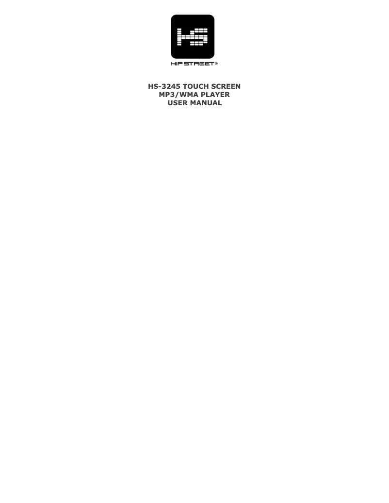 Page n°1 - Manuel utilisateur Hipstreet HS-3245
