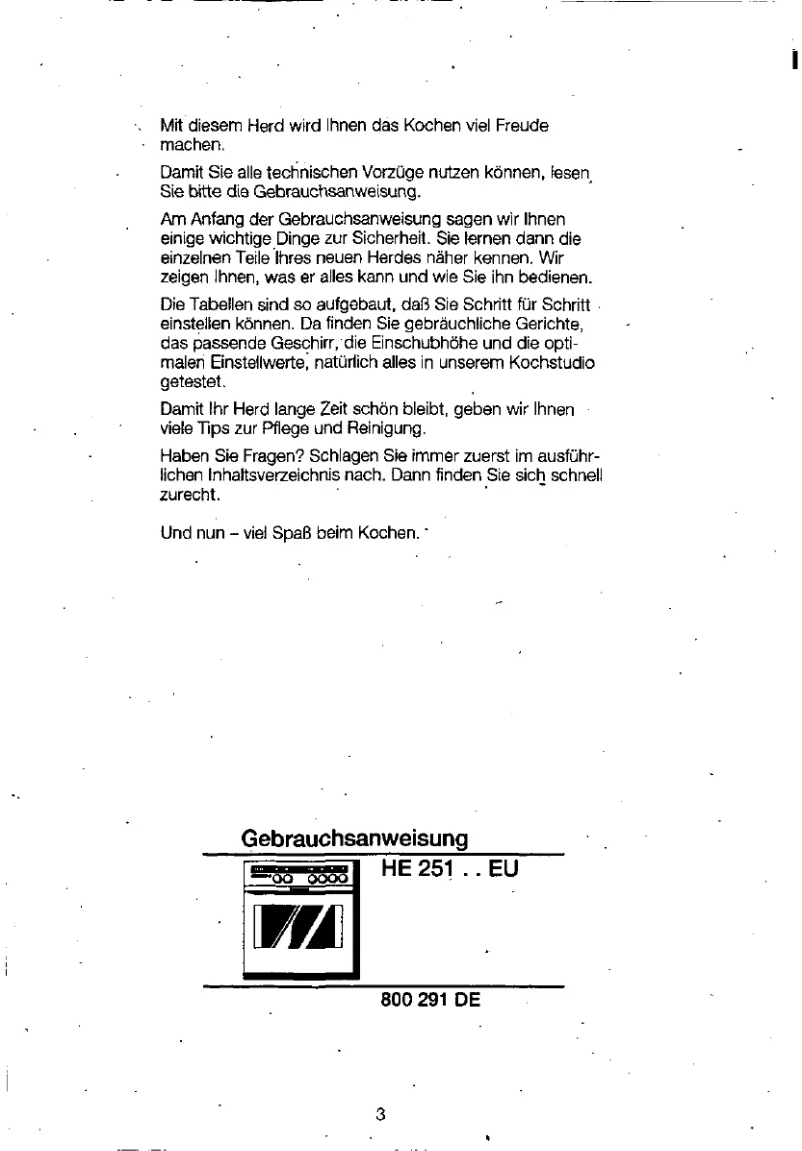 Página 1 del manual Manual de usuario Siemens HE25151