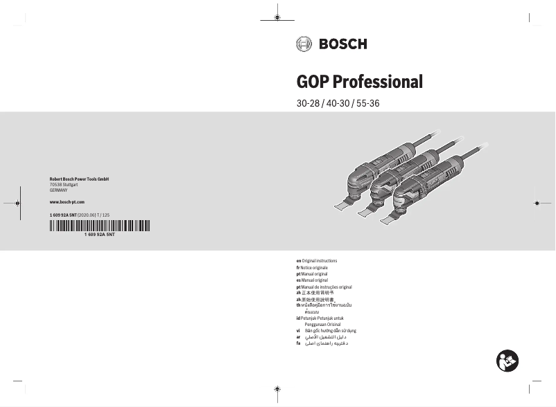 Imagen de la primera página del manual del dispositivo GOP 40-30 Professional