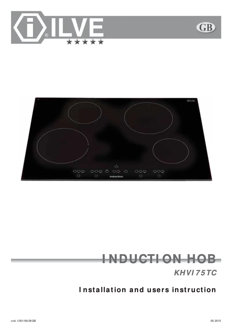 Image de la première page du manuel de l'appareil KHVI75TC