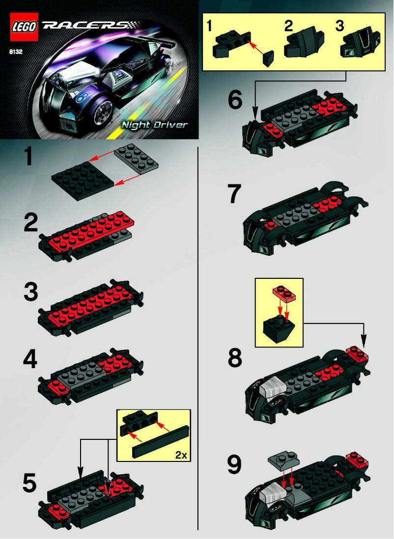 Page n°1 - Manuel utilisateur Lego Night Driver
