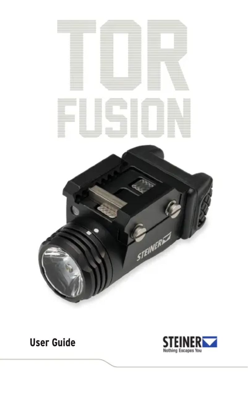 Image de la première page du manuel de l'appareil TOR Fusion