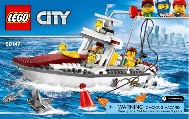 Page 1 de la notice Consignes visuelles Lego City 60147