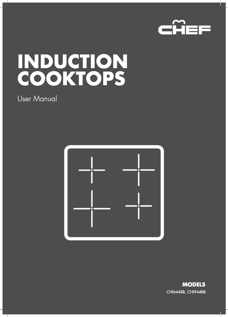 Página 1 del manual Manual de usuario Chef CHI944BB