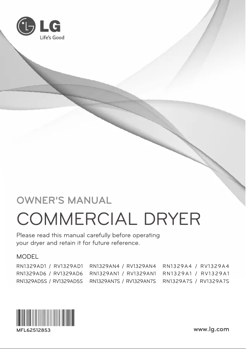 Page n°1 - Manuel utilisateur LG RV1329A4