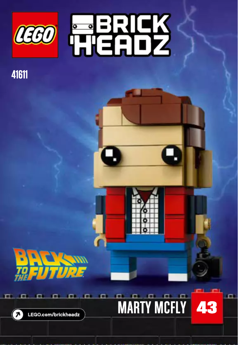 Image de la première page du manuel de l'appareil Brickheadz 41611