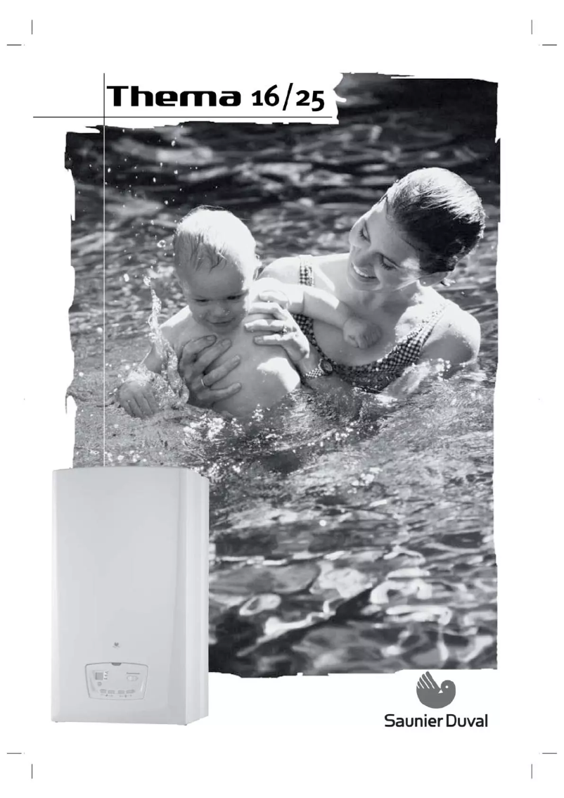 Page 1 de la notice Manuel utilisateur Saunier Duval Thema 16