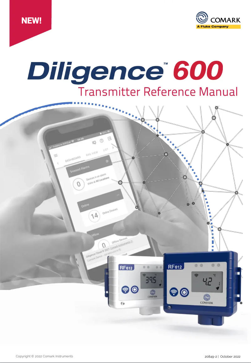 Page n°1 - Manuel utilisateur Comark RF613