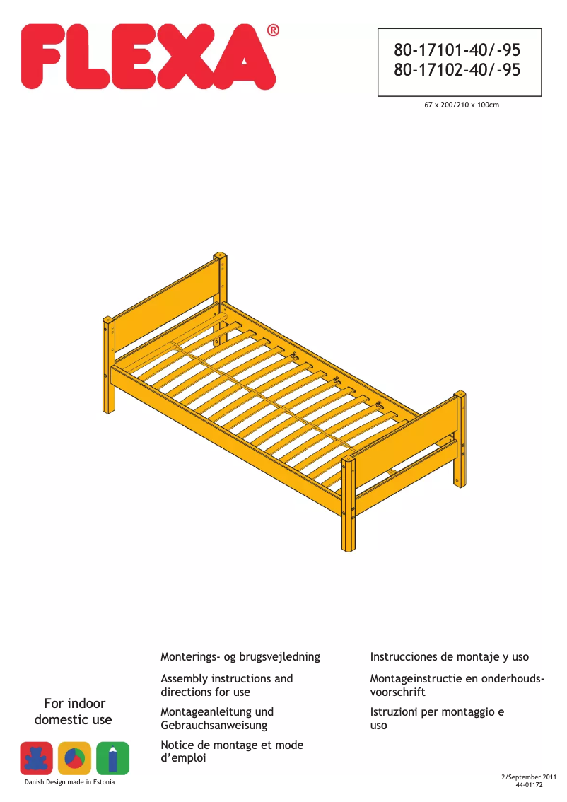 Page 1 de la notice Manuel utilisateur Flexa White