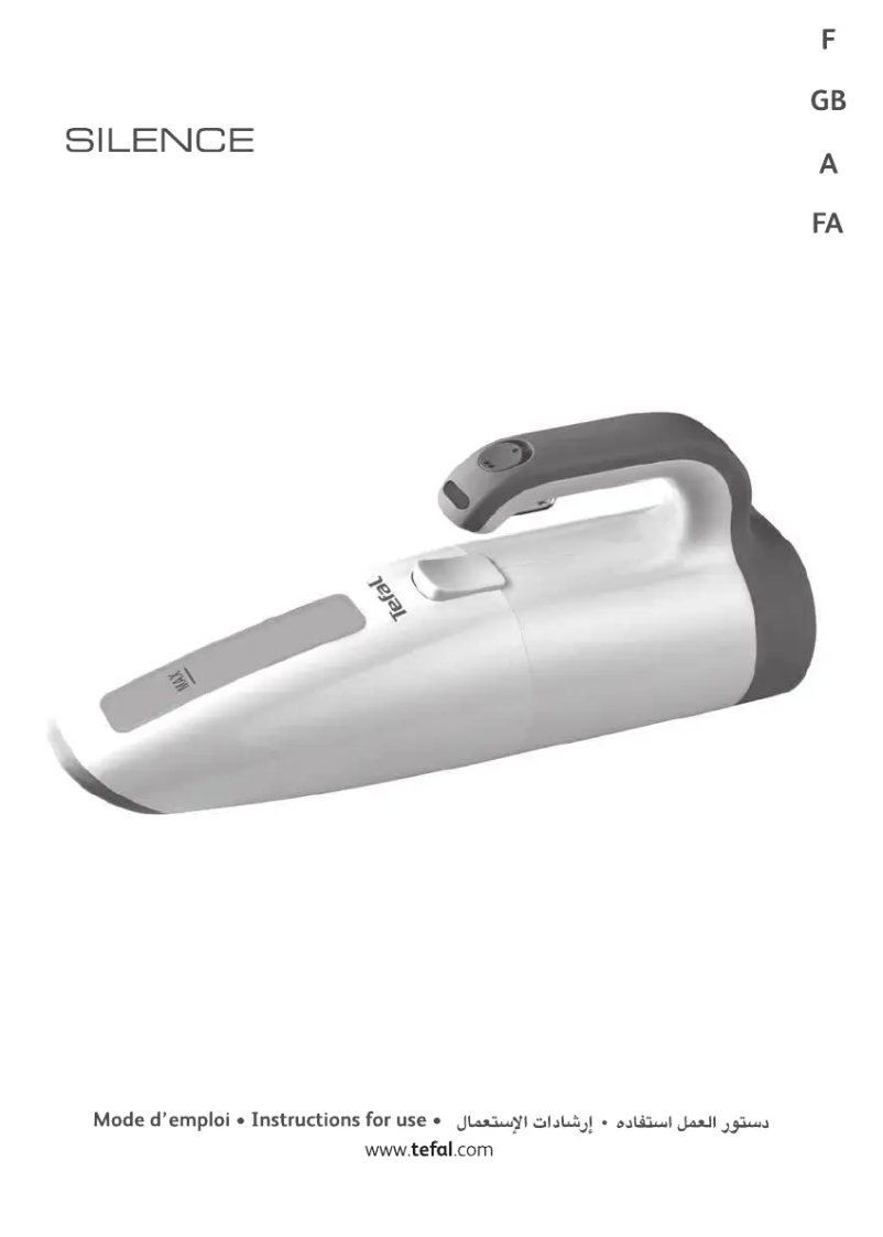 Page n°1 - Manuel utilisateur Tefal Silence Force TW4541