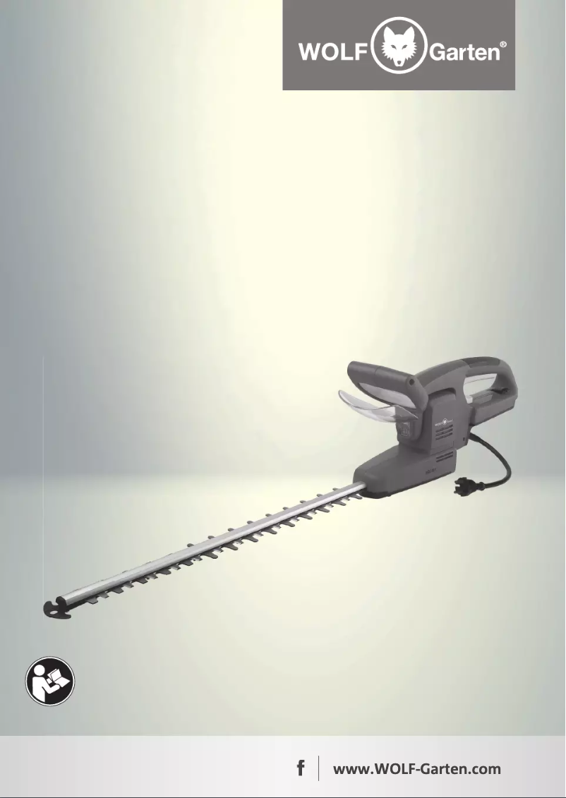 Page 1 de la notice Manuel utilisateur Wolf Garten HSE 45 V