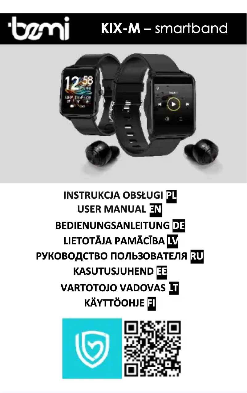 Image de la première page du manuel de l'appareil KIX-M