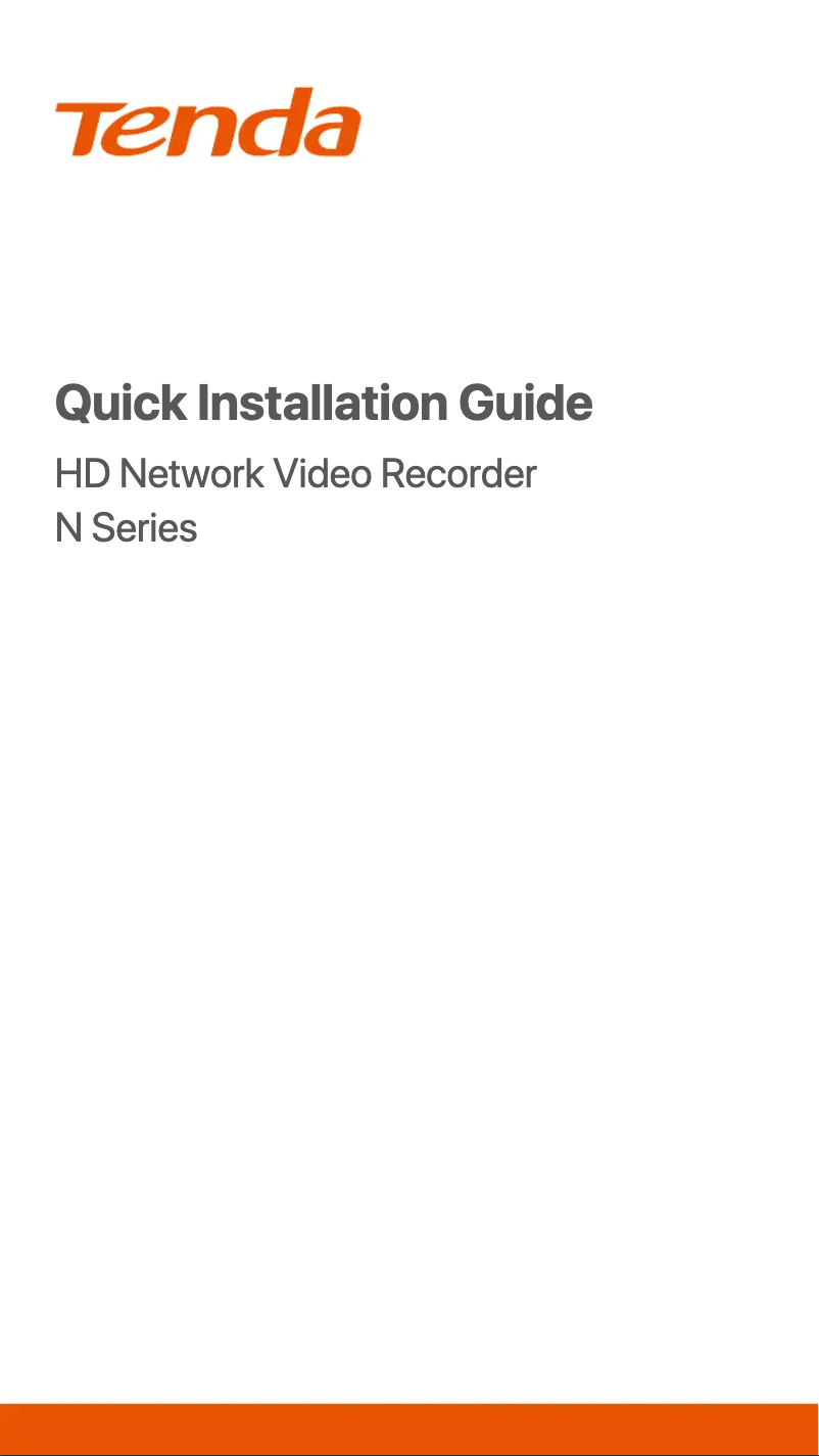 Page n°1 - Manuel utilisateur Tenda N3L-16H