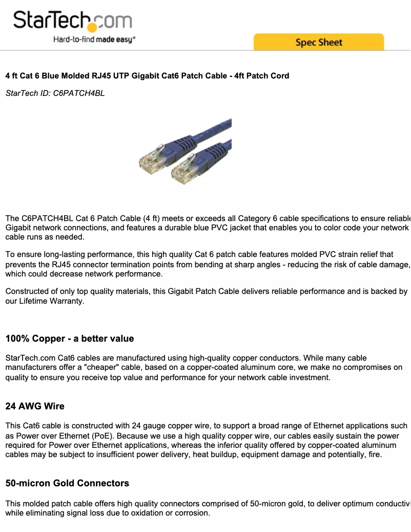 Image de la première page du manuel de l'appareil C6PATCH4BL