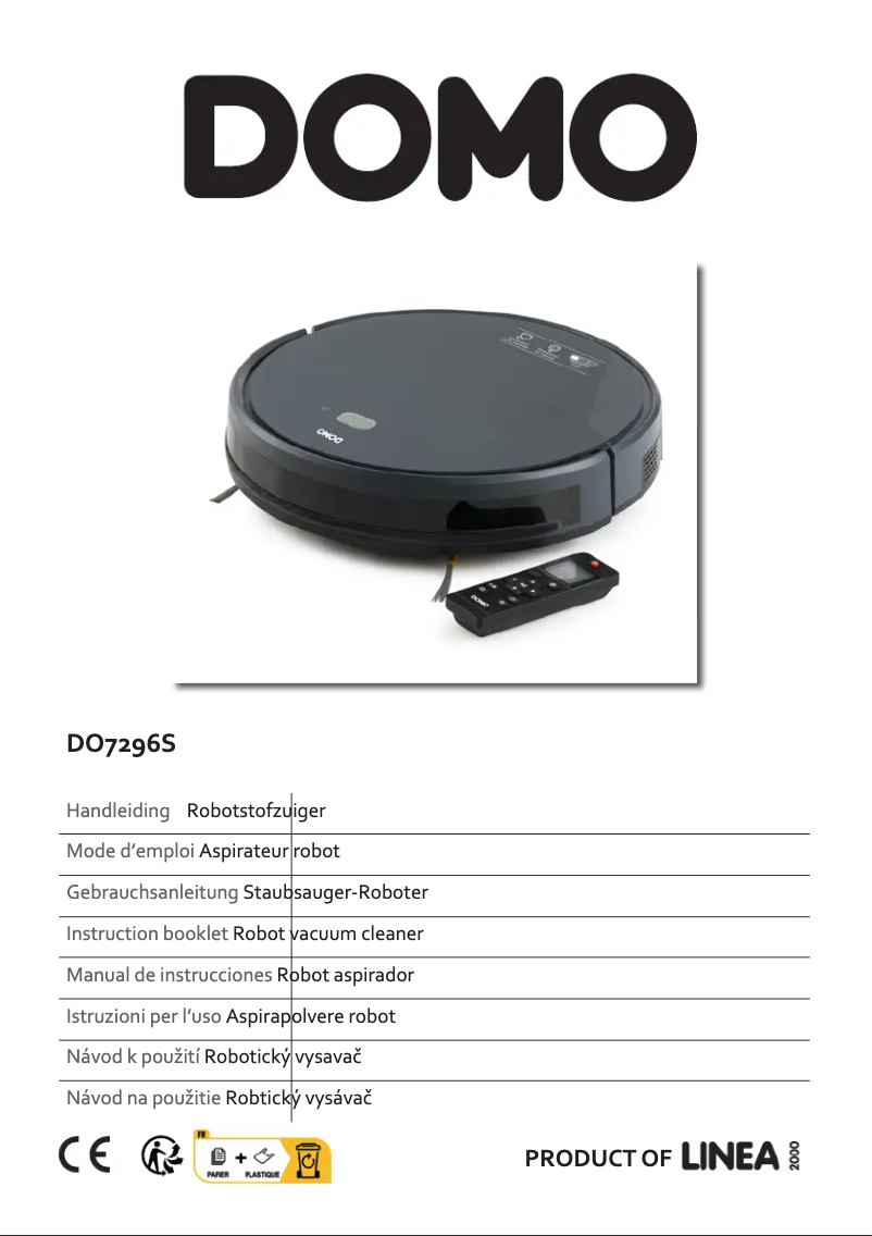 Image de la première page du manuel de l'appareil DO7296S