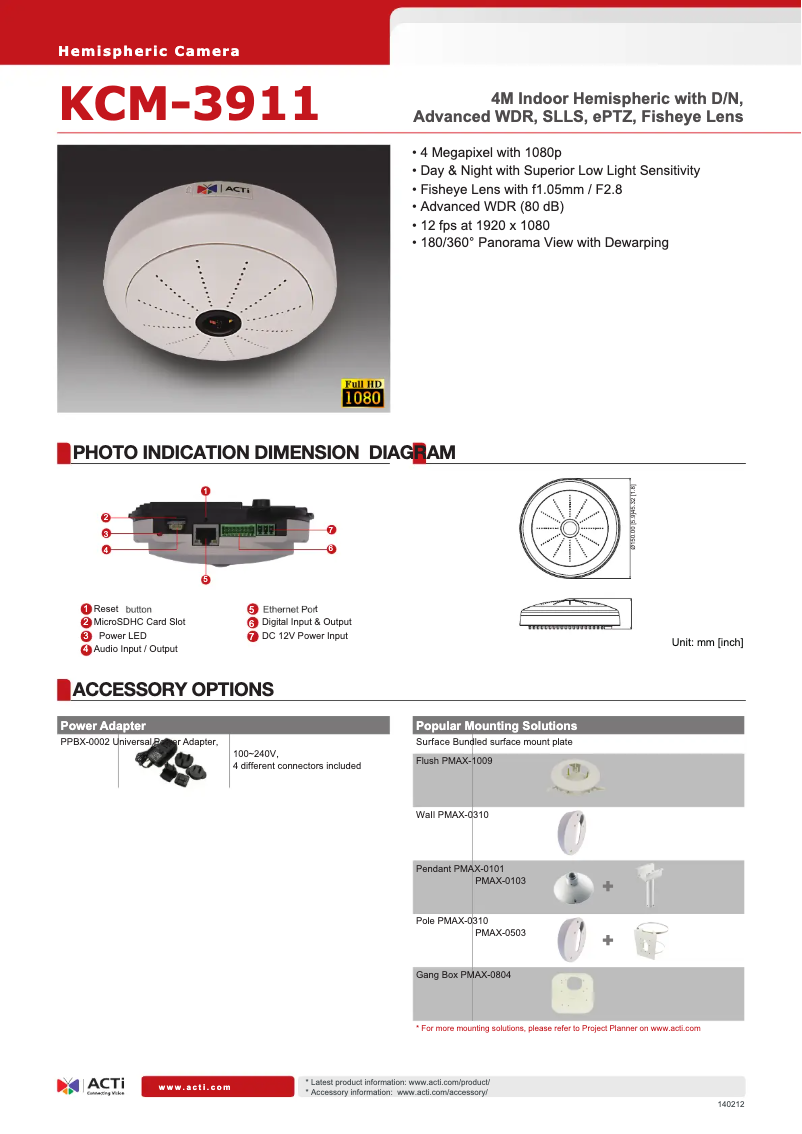Image de la première page du manuel de l'appareil KCM-3911