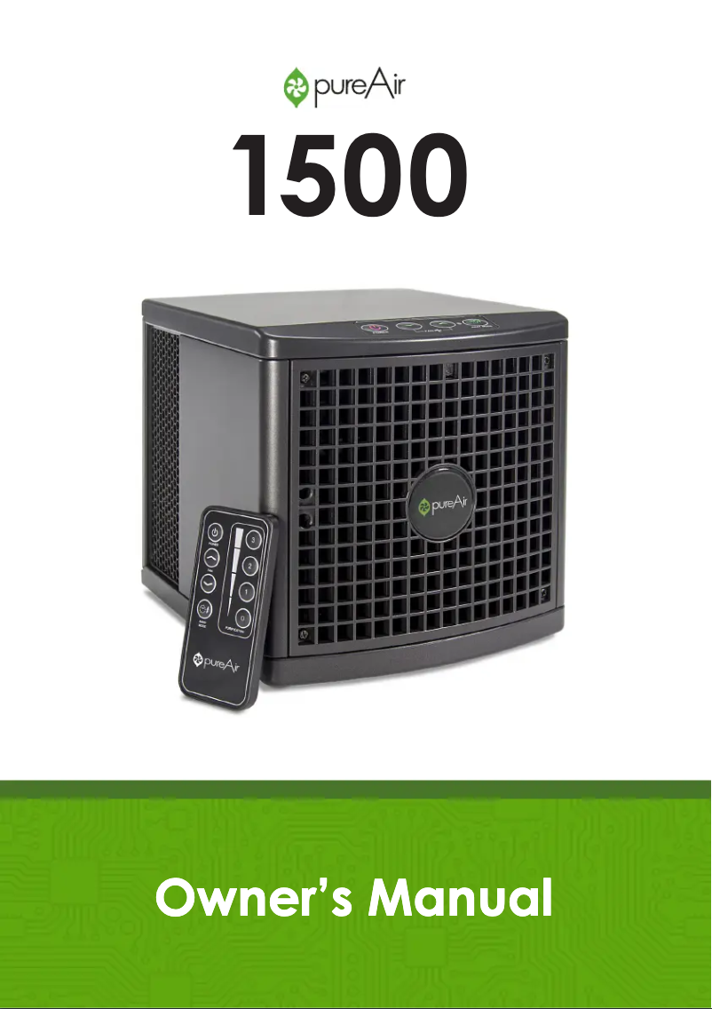 Page n°1 - Manuel utilisateur Greentec 1500