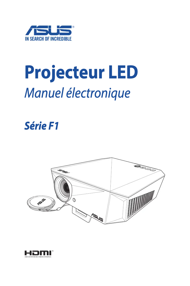 Image de la première page du manuel de l'appareil F1