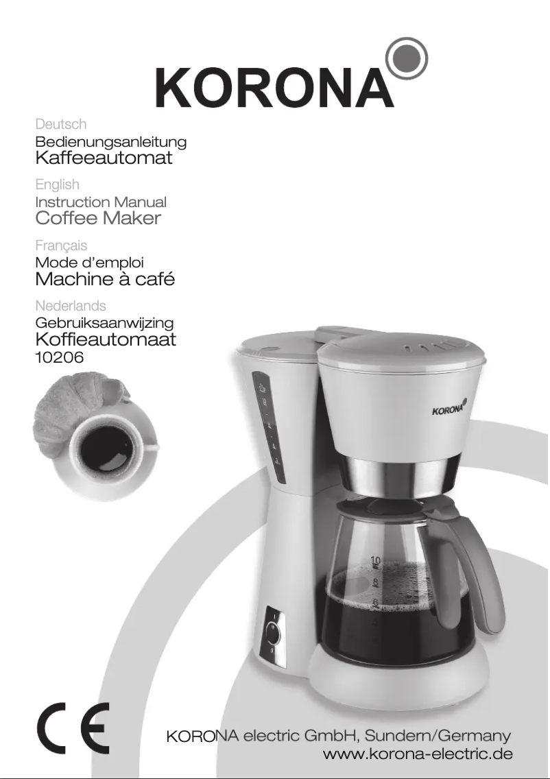 Página 1 del manual Manual de usuario Korona 10206