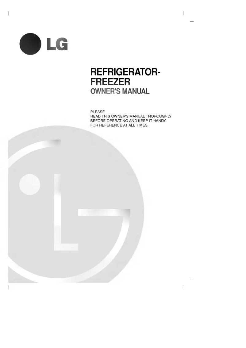 Page 1 de la notice Manuel utilisateur LG GR-T632DVQ