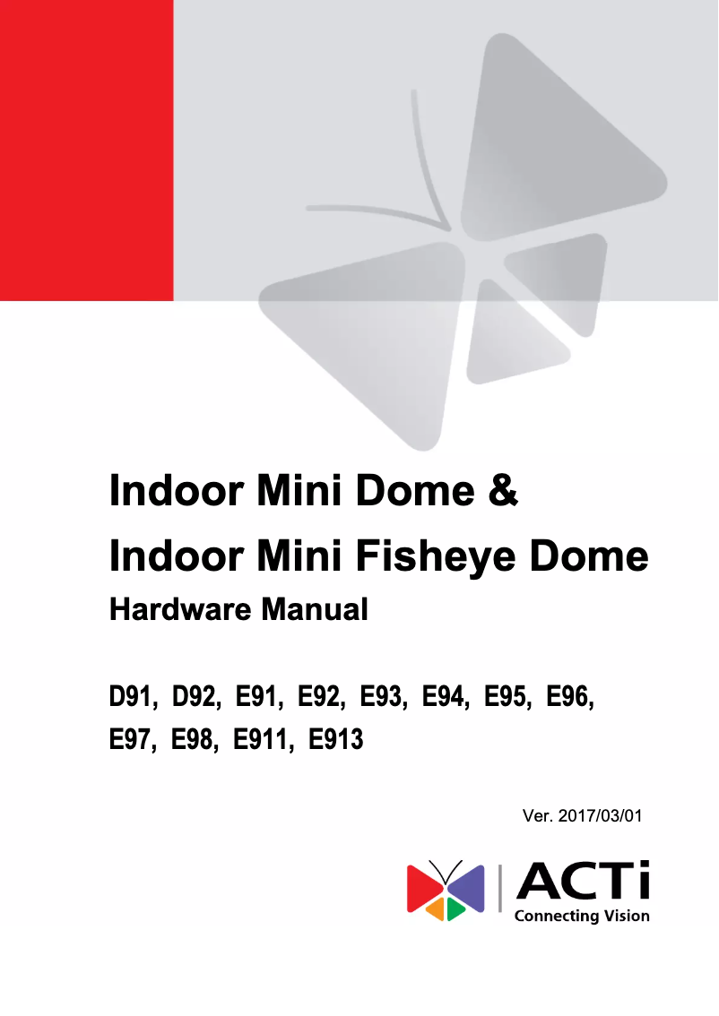 Image de la première page du manuel de l'appareil E911