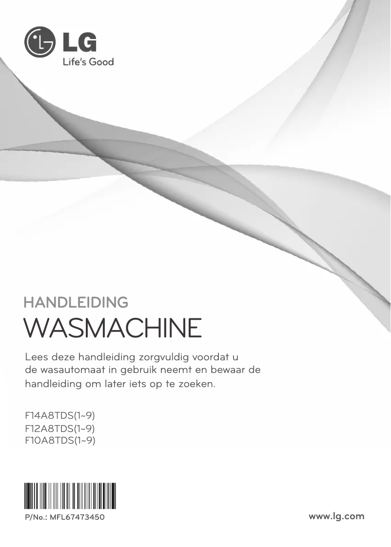 Page 1 de la notice Manuel utilisateur LG F14A8TDS