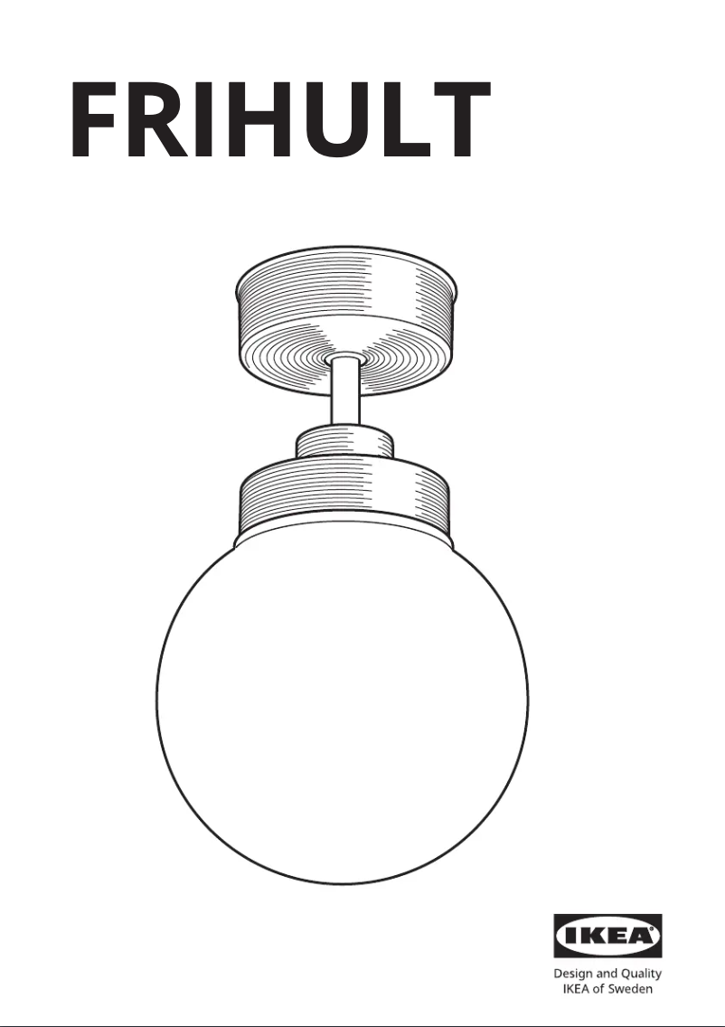 Página 1 del manual Manual de usuario Ikea FRIHULT 704.315.48