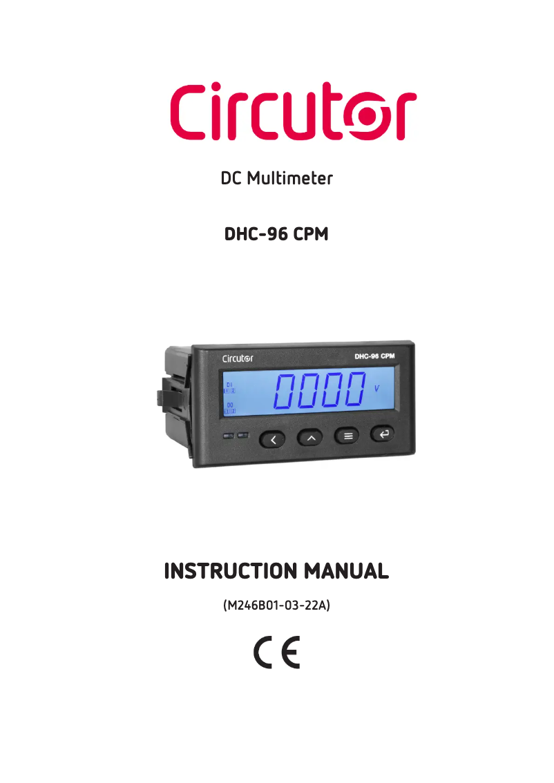 Page n°1 - Manuel utilisateur CIRCUTOR DHC-96