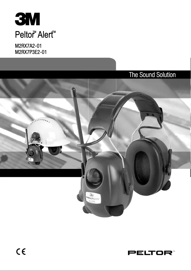 Page n°1 - Manuel utilisateur 3M Peltor Alert M2RX7P3E2-01