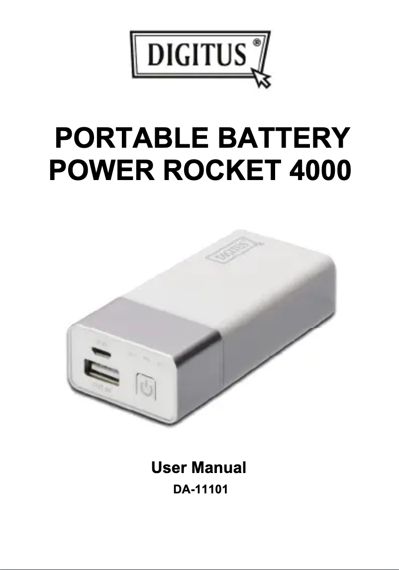 Page n°1 - Manuel utilisateur Digitus PowerRocket 4000