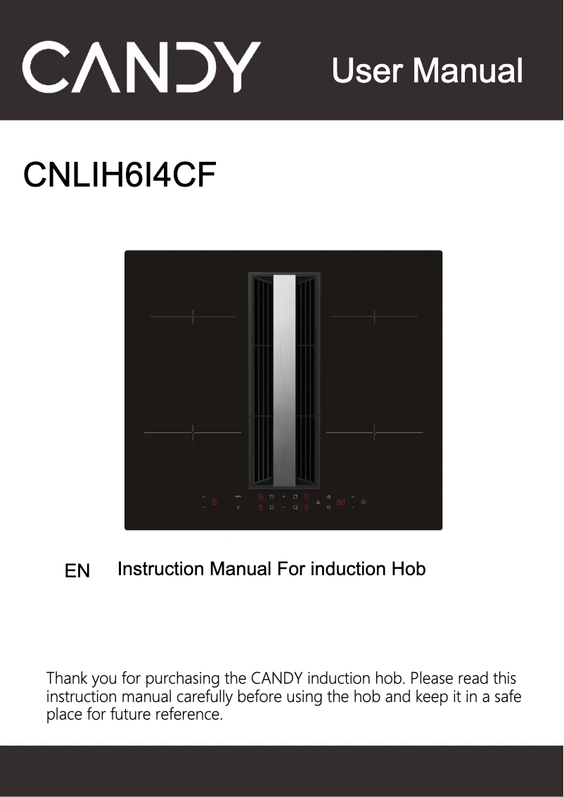 Image de la première page du manuel de l'appareil CNLIH6I4CF