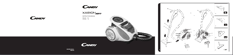 Page 1 de la notice Manuel utilisateur Candy Xarion Pro