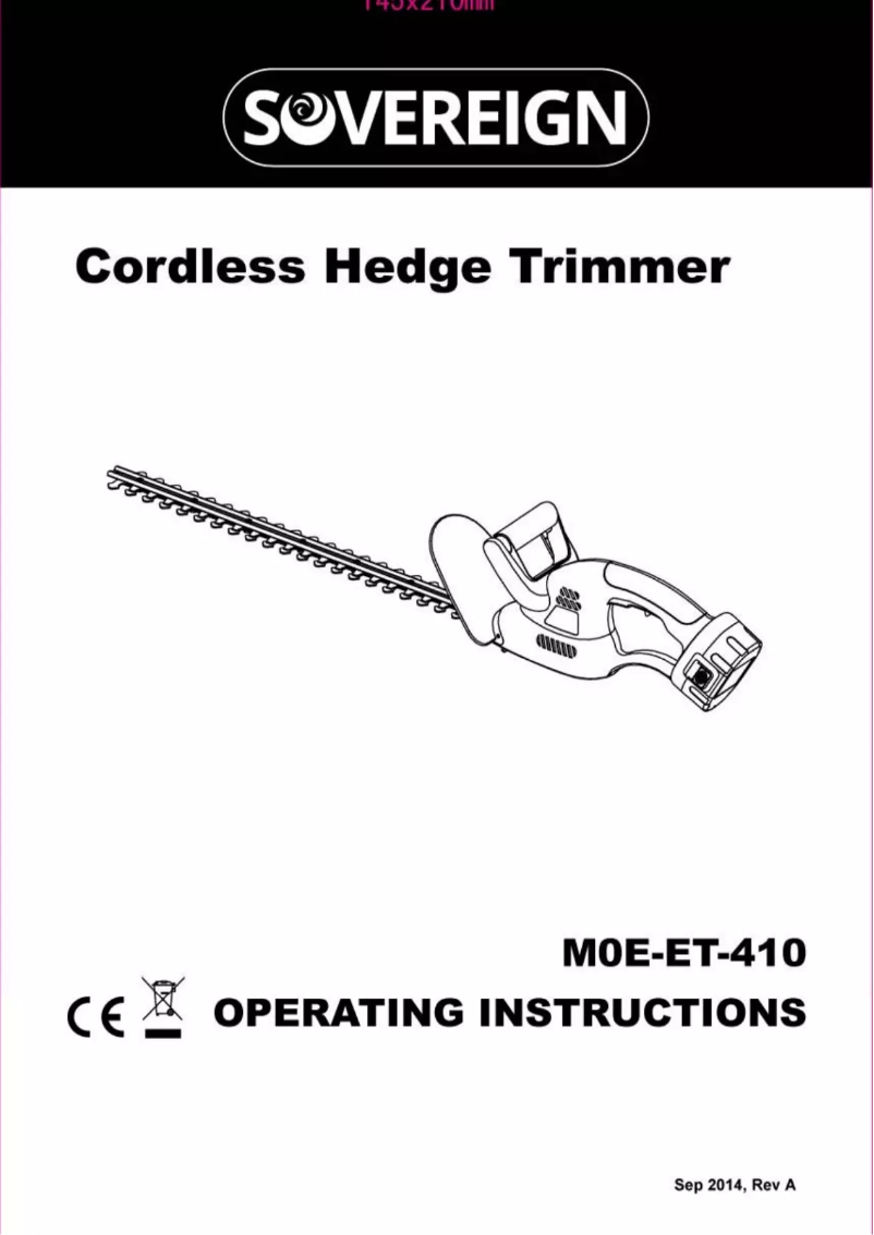 Page n°1 - Manuel utilisateur Sovereign M0E-ET-410