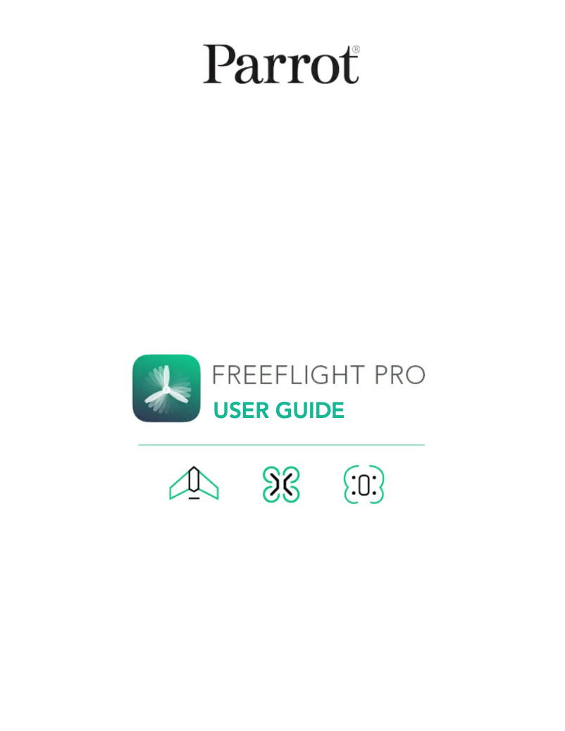 Image de la première page du manuel de l'appareil FreeFlight Pro