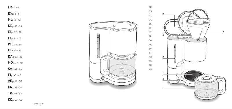 Page 1 de la notice Manuel utilisateur Tefal Ultra Compact CM250830