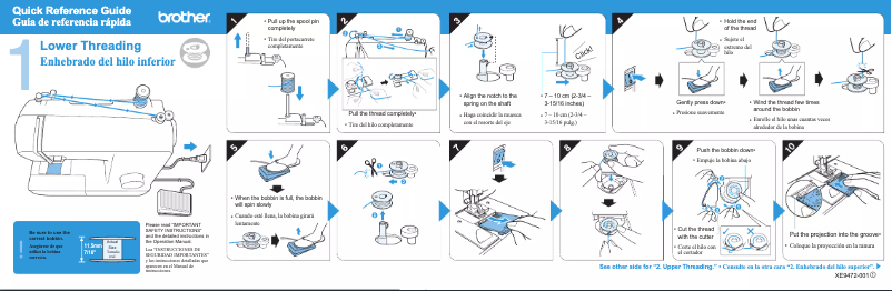 Page n°1 - Manuel utilisateur Brother XL3850