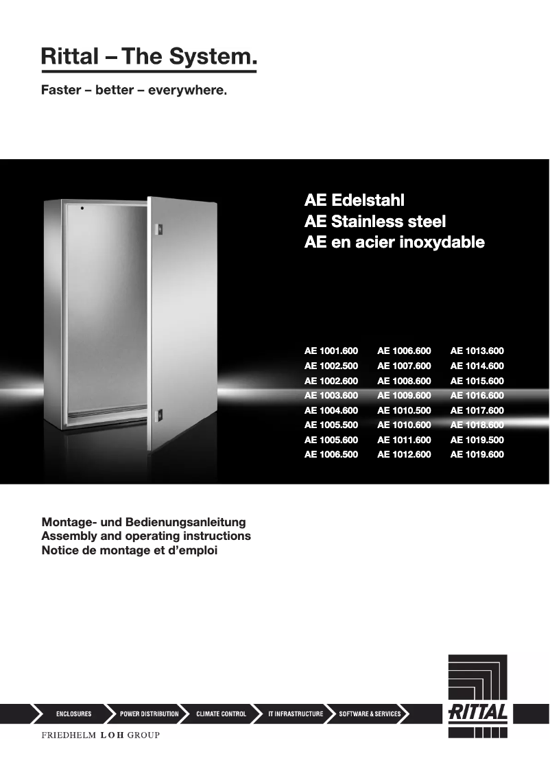 Image de la première page du manuel de l'appareil AE 1002.600