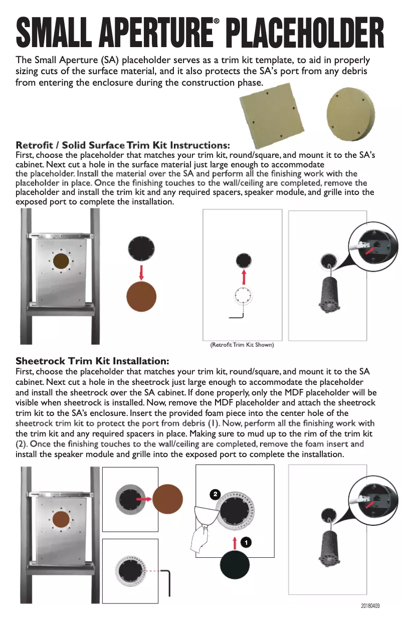 Image de la première page du manuel de l'appareil 101SA-6