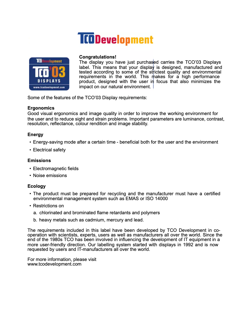 Page 1 de la notice Manuel utilisateur Hanns.G JC-199APB