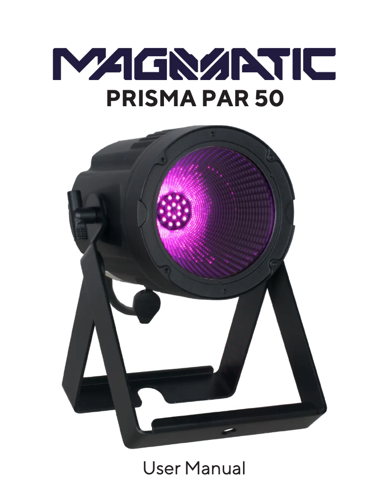 Page 1 de la notice Manuel utilisateur Elation Prisma Par 50