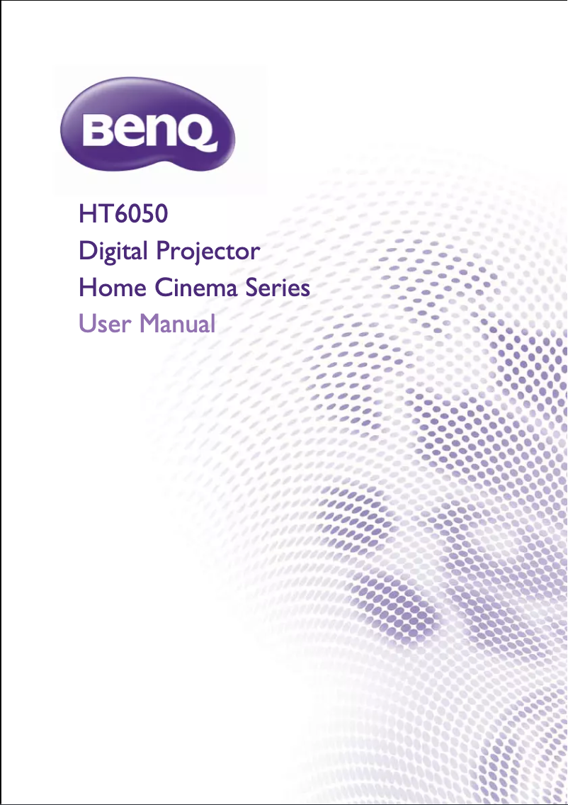 Page n°1 - Mode d'emploi BenQ HT6050