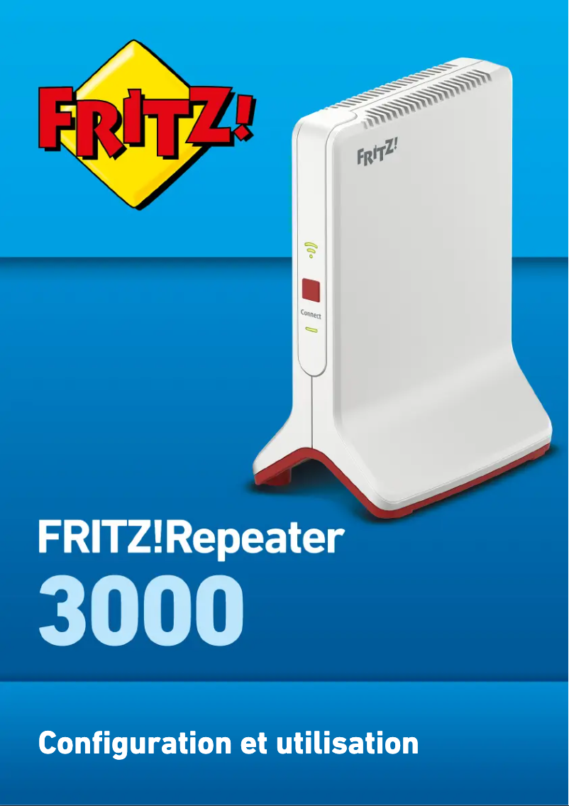 Page 1 de la notice Manuel utilisateur AVM FRITZ!Repeater 3000