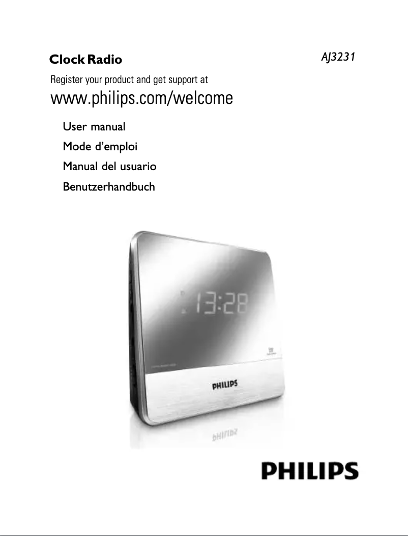 Page n°1 - Manuel utilisateur Philips AJ3231