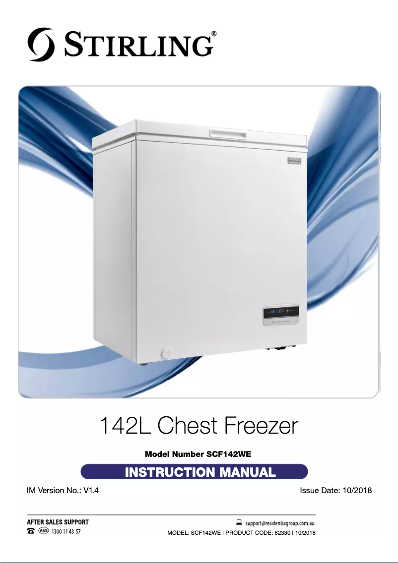 Page 1 de la notice Manuel utilisateur Aldi SCF142WE