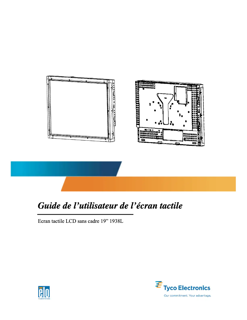 Page 1 de la notice Manuel utilisateur Elo 1939L